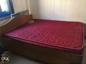 Red Quilted Bed Mattress