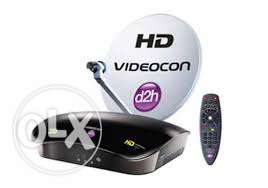 Selling Videocon DTH dish with remote. Hardly used. In mint