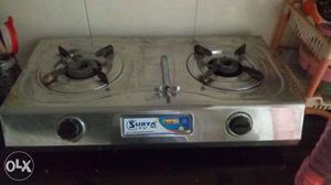 Stainless Steel 2 Burner Stove Cooktop