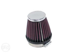 Steel And Brown Air Filter
