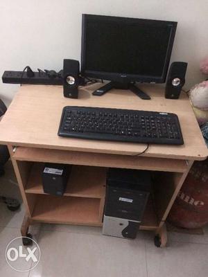 Used computer with table for sale