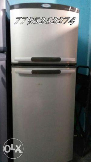 Whirlpool 240 ltr double door in a perfect