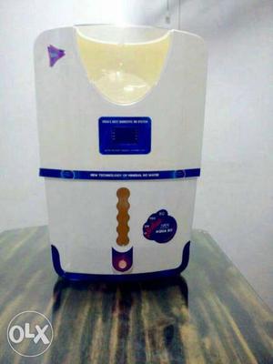 White And Blue Water Heater