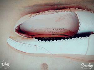 White and cream size 38 new shoe