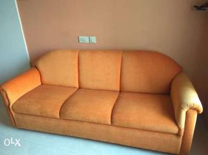 6 months used orange sofa,best for your home..