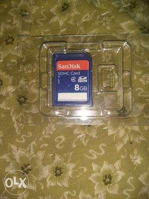 8gb Sandisk memory Card for camera