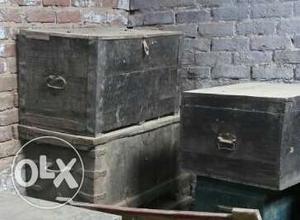Antique Wooden boxes for storage