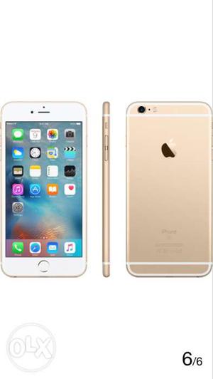 Apple iphone 6s plus 16 gb gold colour.A small