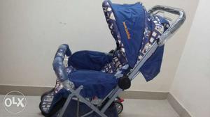 Blue And Gray Stroller