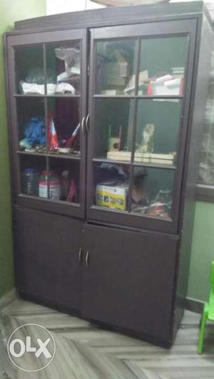 Book shelf with two teak wood chairs for sale !!!