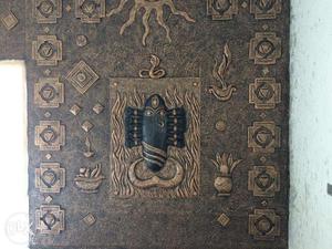 Mural / Wall relief with antique finish
