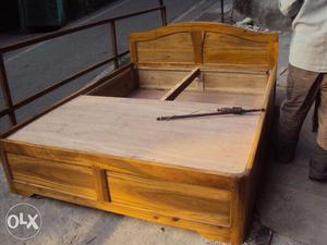 New made Chaap Wood Bed Size 5 feet x 6.5 Feet. Its a Box
