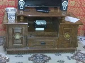 Used TV cabinet stand with drawers & shelves
