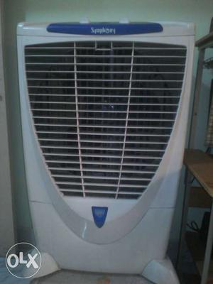 White And Blue Symphony Portable Air Cooler