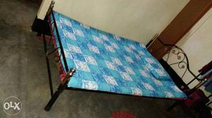 1 double iron bed in brand new condition.