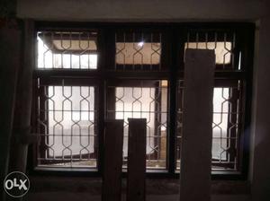 A saghwani wooden framed window