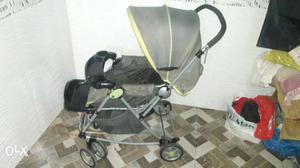 Baby's Gray Stroller