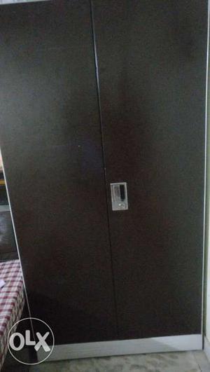 Black Wooden 2 Door Cabinet made up of 100% iron
