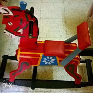 Channapatna Wooden Horse for Toddlers