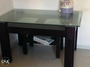 Dining table (without chairs) and centre table