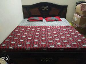 Double bed with mattress for rupees 