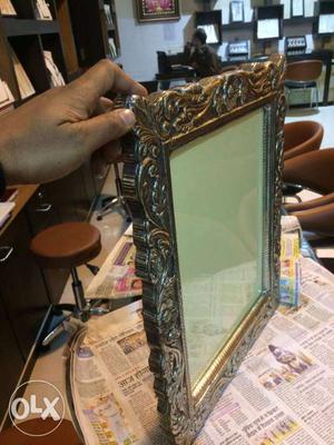 Ethnic hand crafted teak wood frame, brand new.