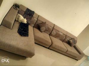 One year old L shape corner sofa in good condition