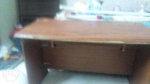 Rectangular Brown Wooden Desk