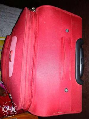 Red Travel Luggage bag new condition large VIP bag