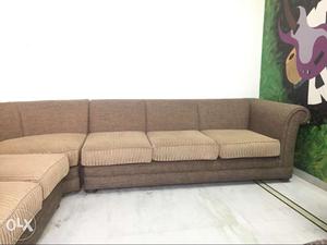 Sofa set 7 seater L type very good condition