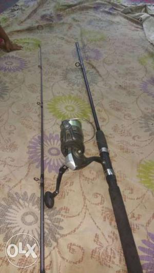 Two Black Fishing Rods