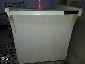 White Wooden Counter Table
