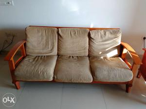  year old Malaysian rubber wood sofa from Hometown.