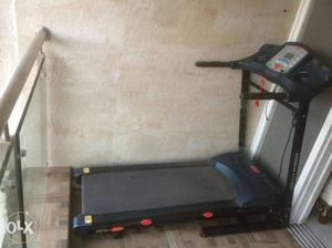 Black Treadmill/ Cardio for sale. Hardly used like new