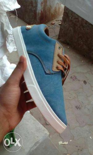 Blue And White Sneaker