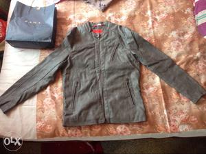 Brand new mens zara leather jacket bought it for