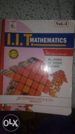 I.I.T. Mathematics Book