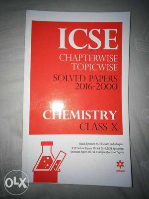 ICSE Chapterwise Topicwise Solved Papers  Textbook
