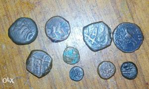 India Shivaji Maharaj Copper Coin For Sale