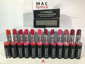 Mac lipstick available singles available full set