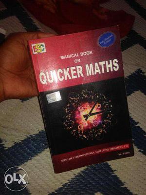 Magical book on Quicker maths by M tyra...in good