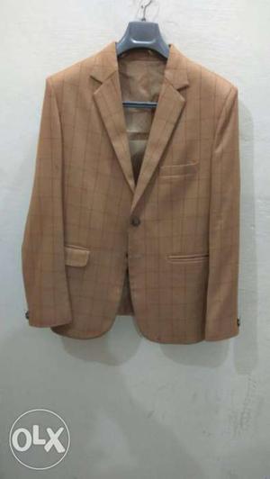 Men's Brown Suit Jacket