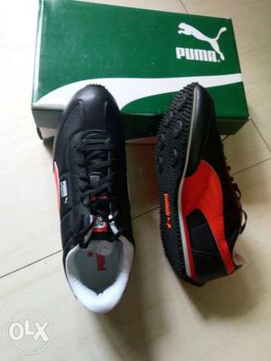 New Puma Black Vermillon Orange sports