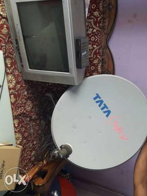 ONIDA CRT Television; Tata Sky HD Dish