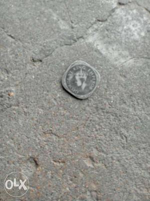 Silver Diamond Shapes Coin