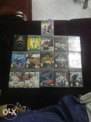 Sony PS3 Game cds total 15 cd