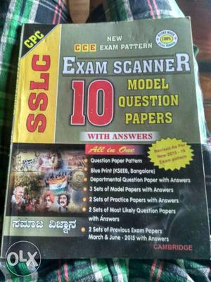 Sslc Exam Scanner Book3+maths guide Kannada medium