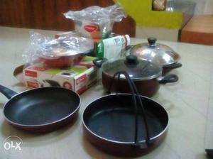 Unused non-stick pan, kadaai