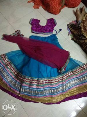 Women's Multicolored Traditional Dress