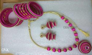 Beautiful pink set.. colours can be customised